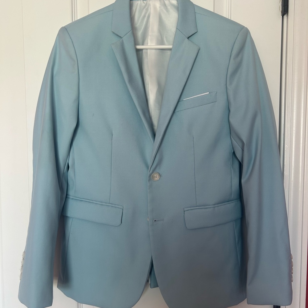 Light Blue Young Men's Blazer 32R